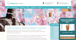 Desktop Screenshot of biologischetandarts.nl