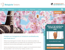 Tablet Screenshot of biologischetandarts.nl